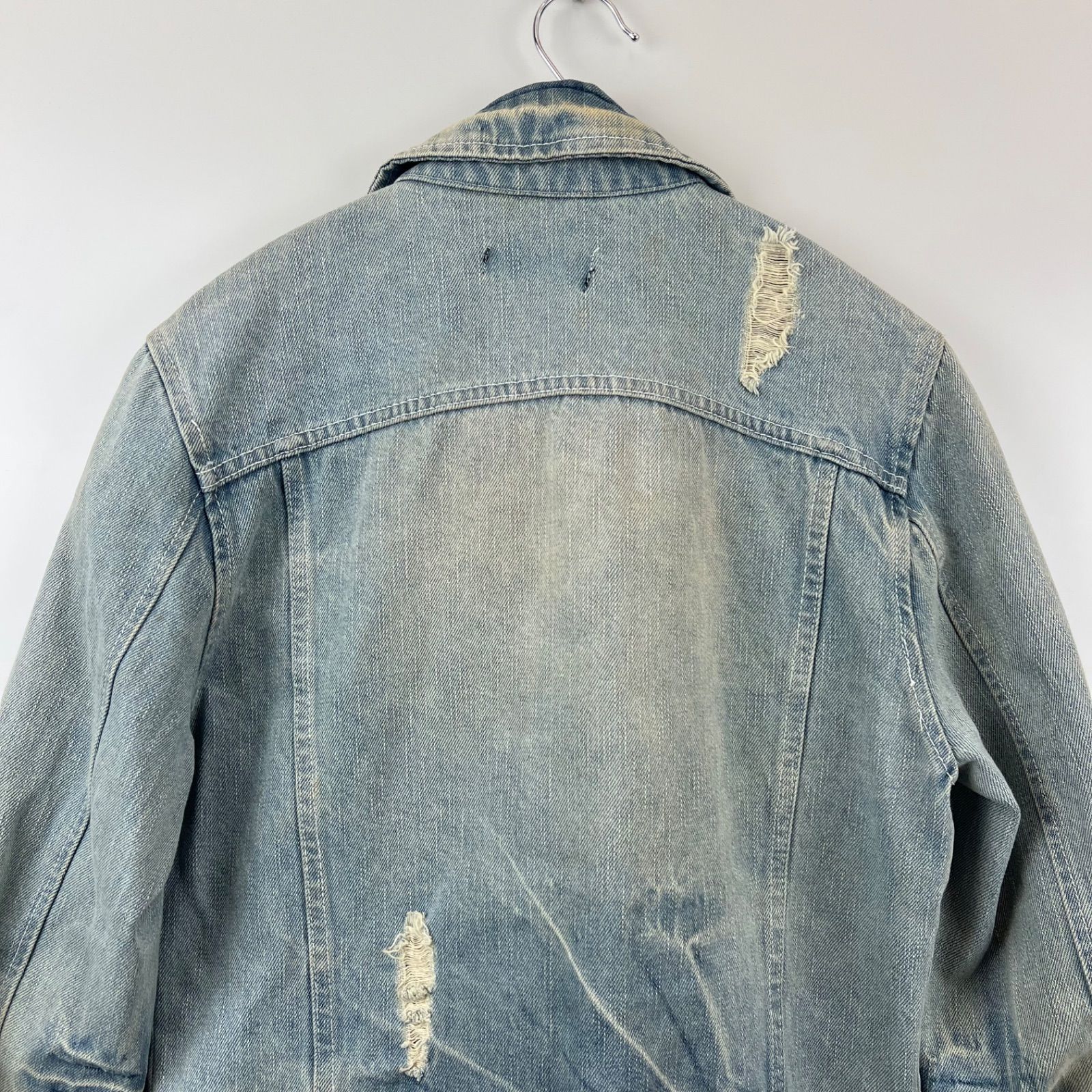 Berning sho black label y2k grunge Ryders jacket M バーニング