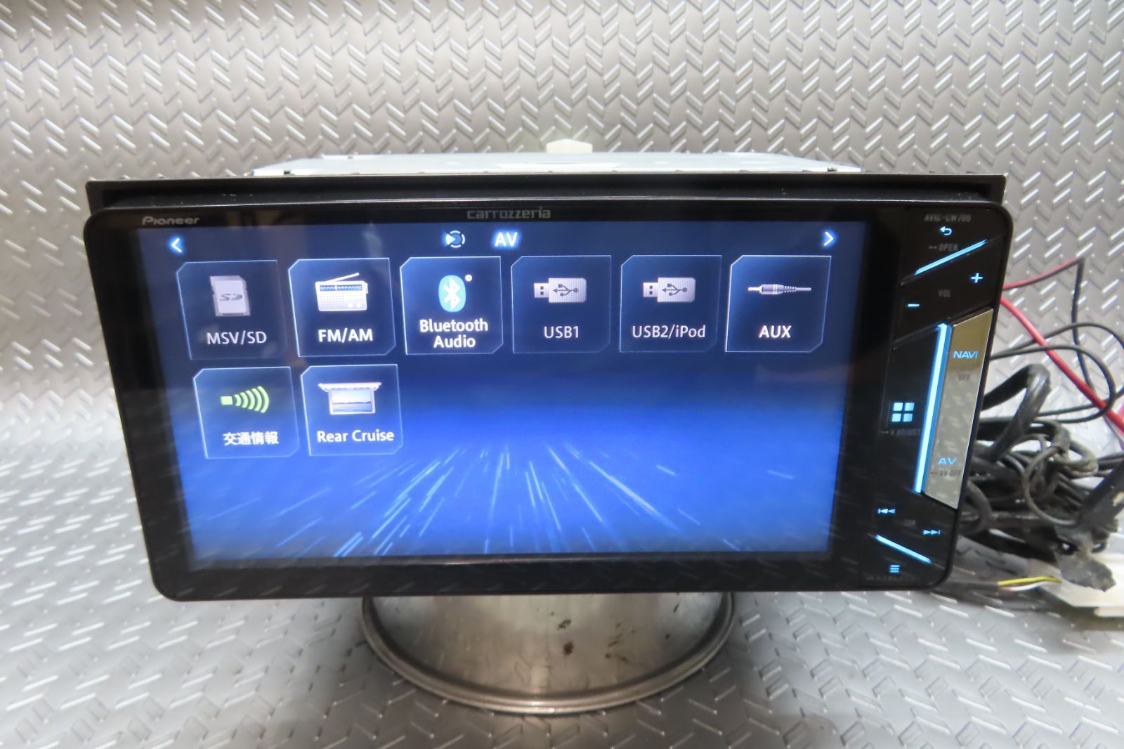 完動品保証付☆W6637/カロッツェリア SDナビ AVIC-CW700 TV地 