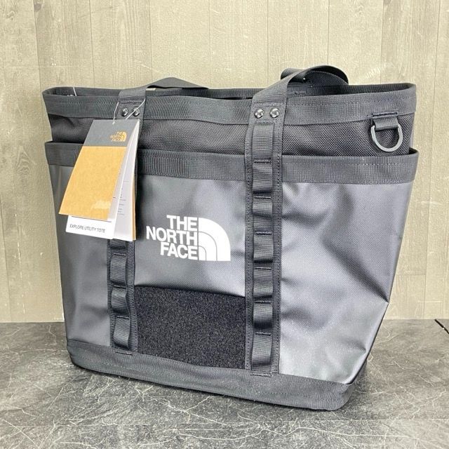 新品 THE NORTH FACE ノースフェイス エクスプローラーユーティリティートート 2way 17L ショルダートートバッグ ブラック  ユニセックス/57823 - メルカリ