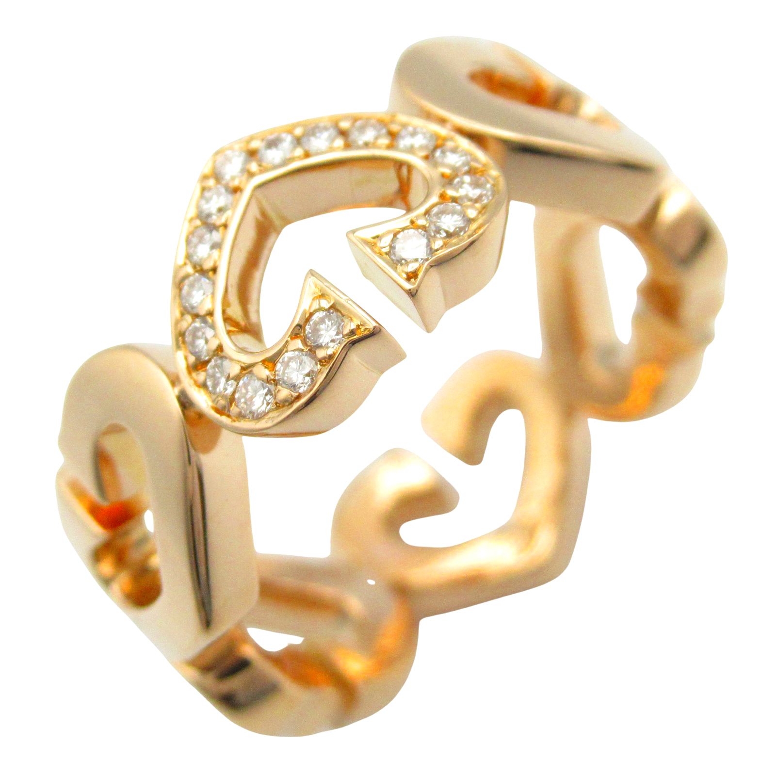 カルティエ CARTIER リング・指輪 Cハート ダイヤ リング B4047449 