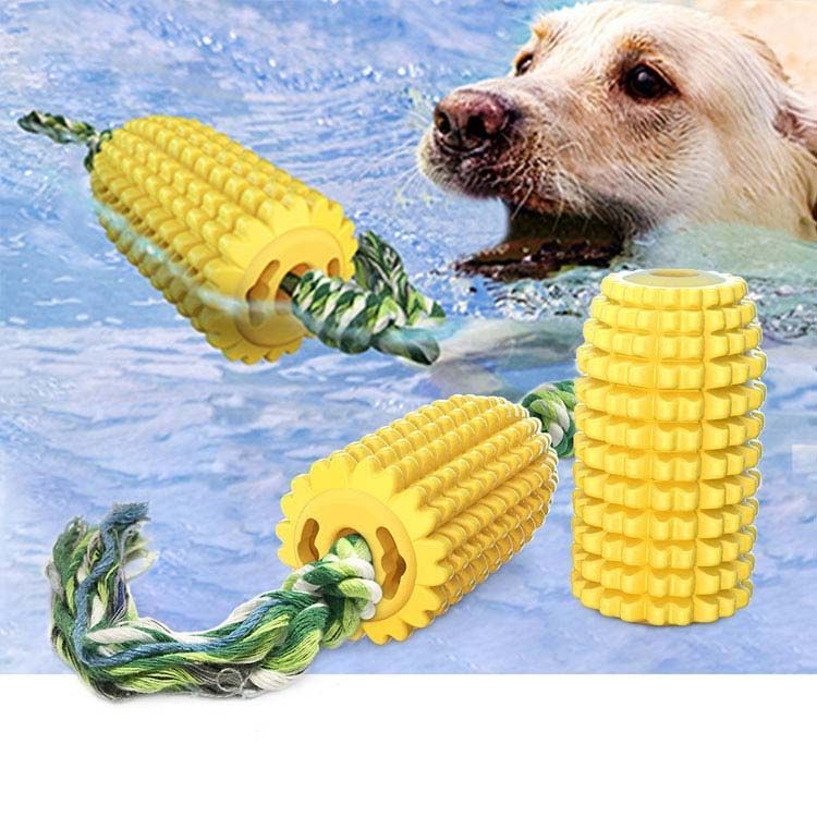 犬のおもちゃ トウモロコシ デンタルケア 歯ブラシ 歯磨き