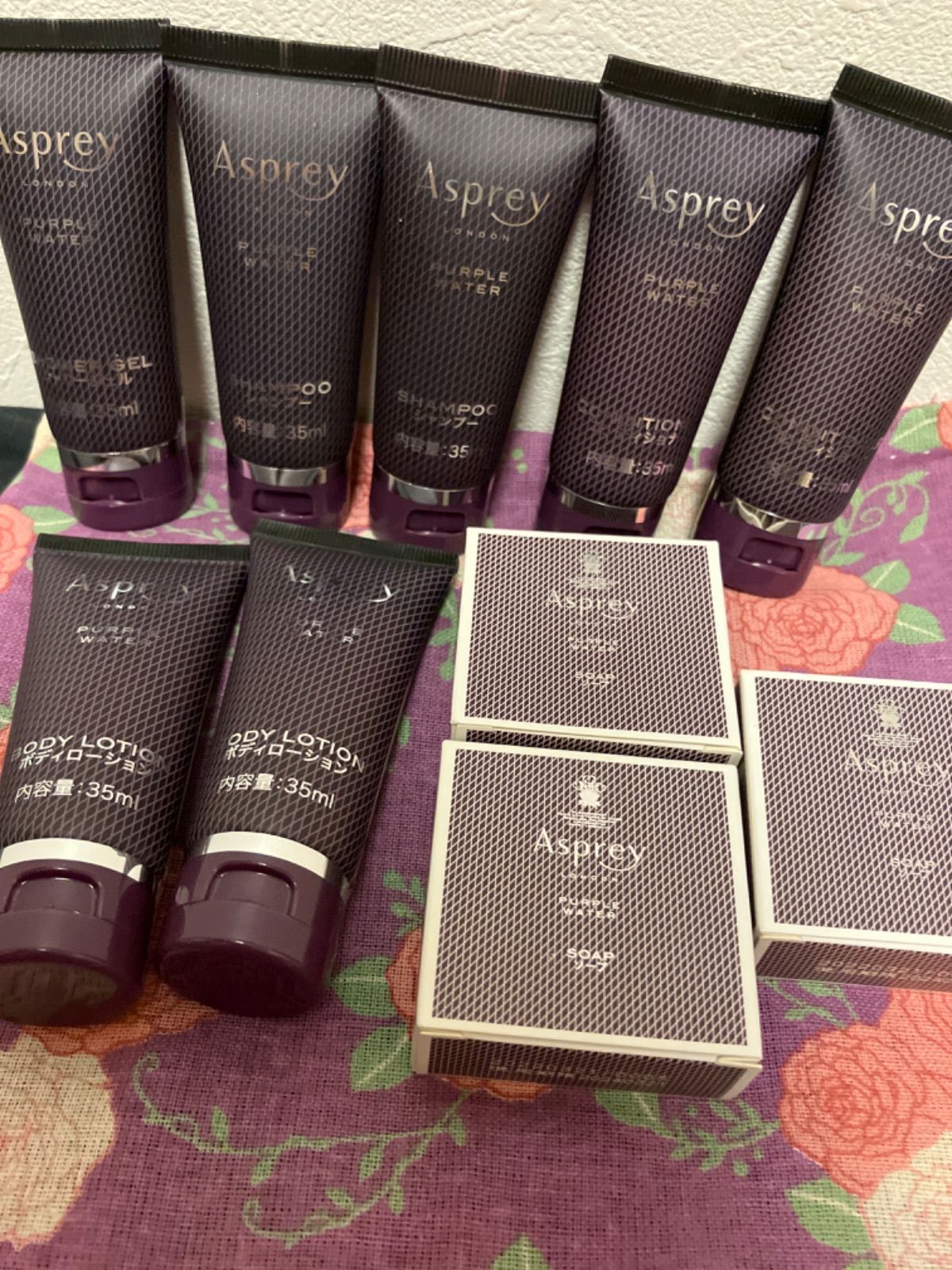 Asprey LONDON アスプレイ パープルウォーター 高級ホテルアメニティ