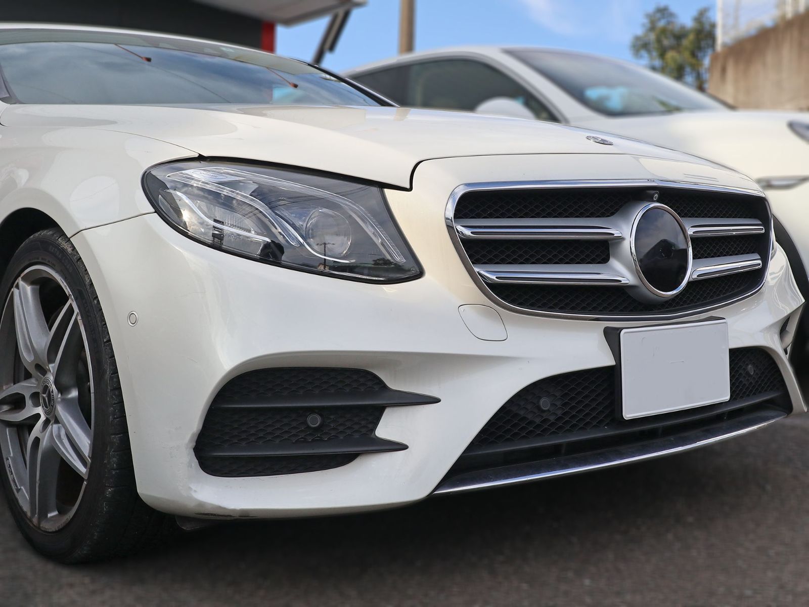 Tint+再利用できる エンブレム スモークフィルム(ブラックスモーク5％) ベンツ Eクラス W213/S213/C238/A238 セダン/ワゴン/クーペ/カブリオレ