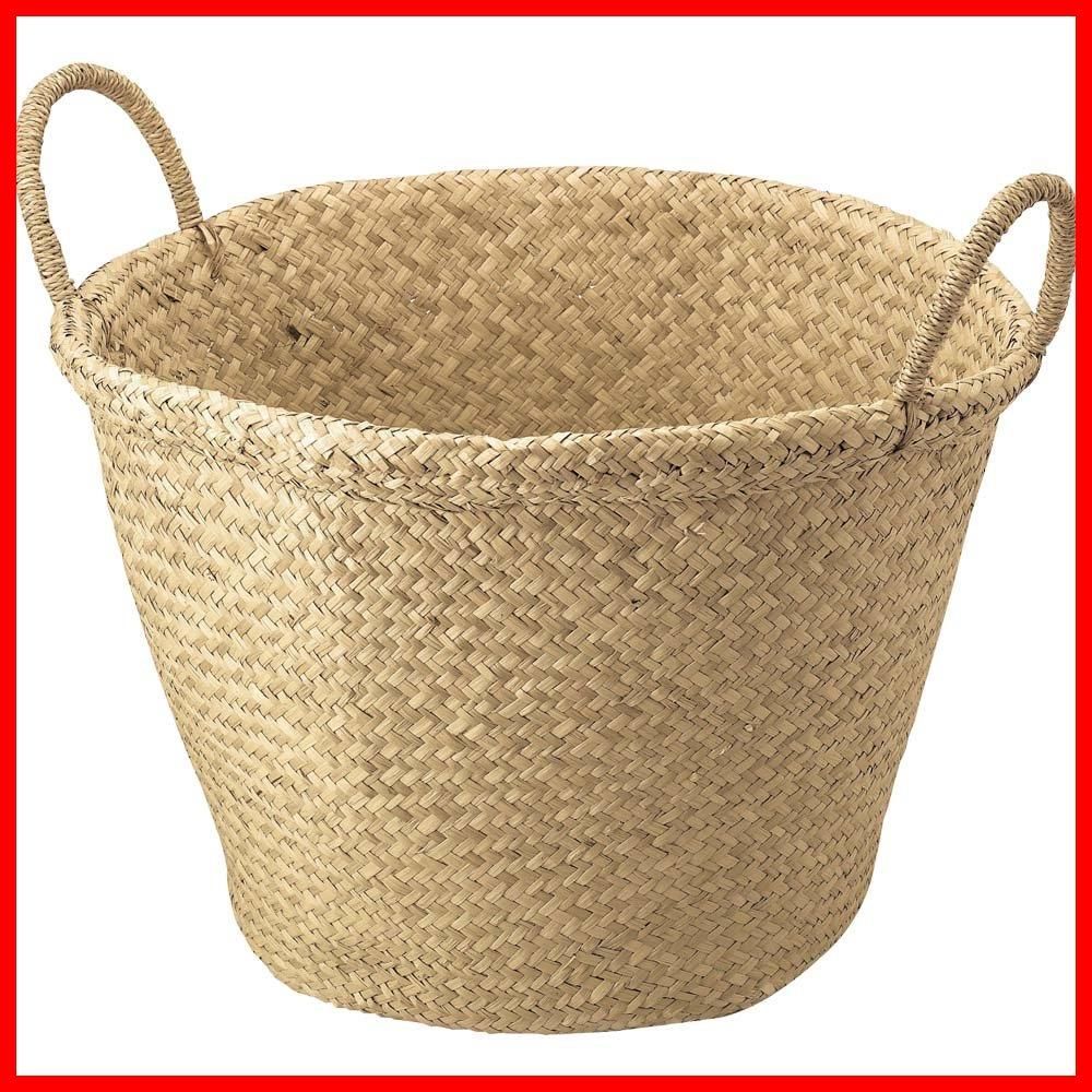 山下工芸(Yamasita craft) 煮柳内布付収納カゴ フル 青 山下工芸(Yamasita craft) 煮柳内布付収納カゴ フル 青