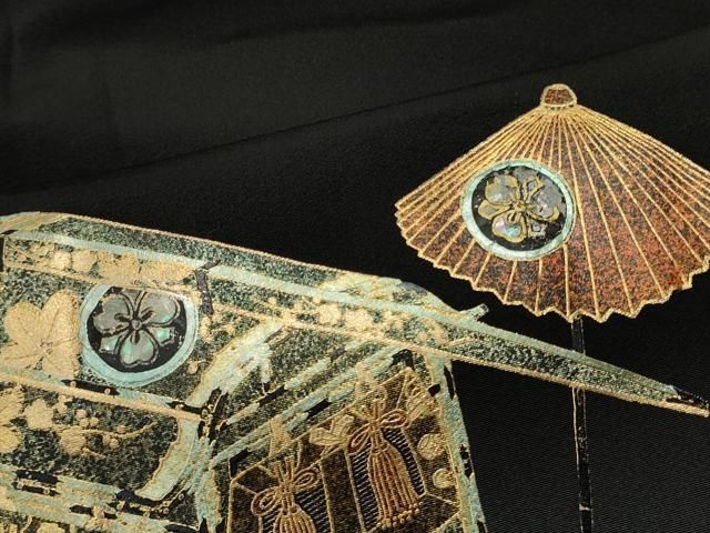【梅】正絹　黒留袖　美品　裄67 トールサイズ　作家物　金彩　豪華 黒留袖 − 商品一覧｜美はよろこび 着物の丸中