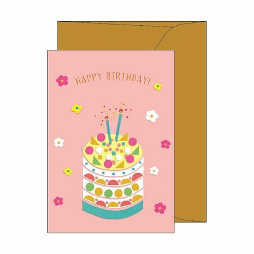 まとめ 紀寺商事 バースデーカード イラストバースデーカード フラワー ケーキ ケーキ IBC01 ×30セット
