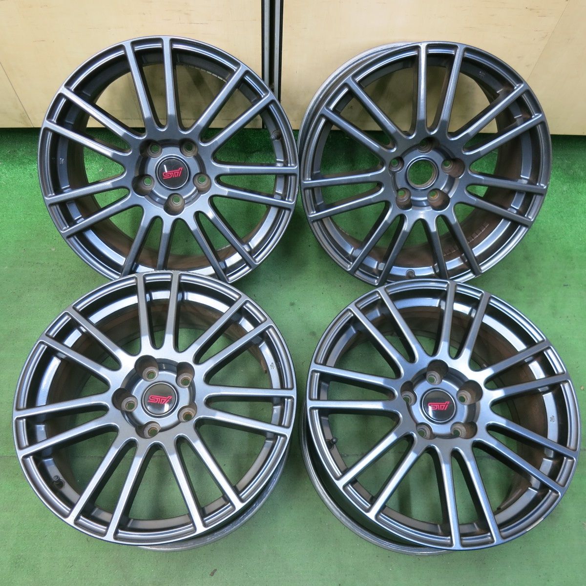 4本価格 スバル WRX STI Spec C 純正 ENKEI ホイール 18インチ 18×8.5J スペックC エンケイ PCD114.3|5H 5061111SYホ