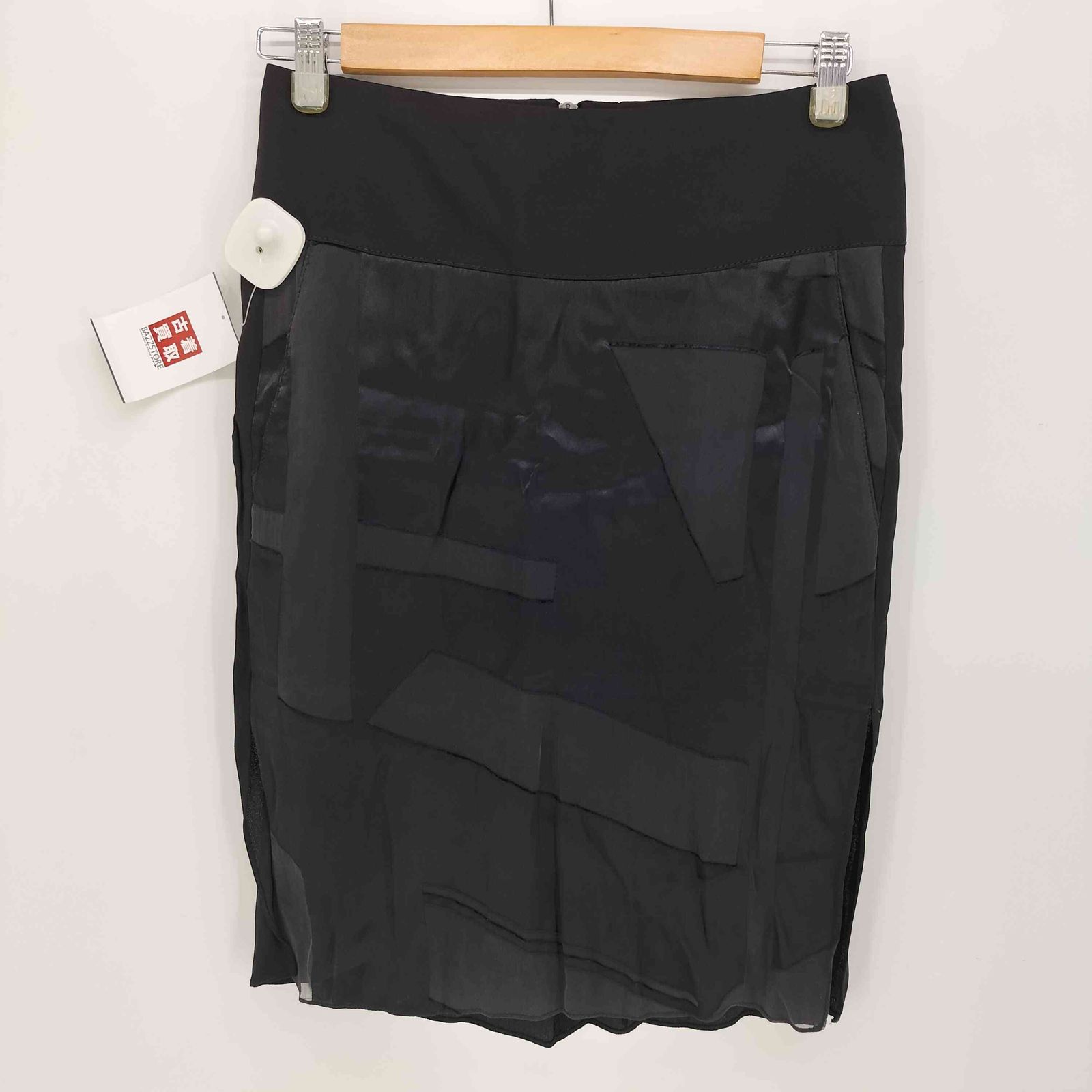 ヘルムートラング  シルク　スカート ヘルムートラング HELMUT LANG USA製 シルク デザイン スリット