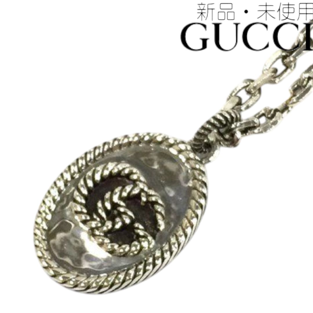 【新品/未使用】グッチ GUCCI 32540-J8400/0701 ネックレス ペンダント マーモント ダブルG メンズ レディース ユニセックス ブランド ロゴ GG シルバー 925 アクセサリー 6259753