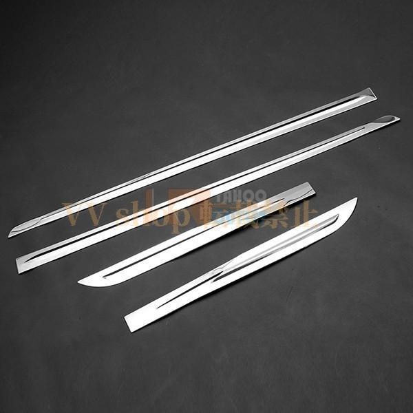 プリウス 50系 PRIUS PHV サイド ドアトリム ドアアンダーモール ガーニッシュ 鏡面 カスタム パーツ 外装 4pcs EX634