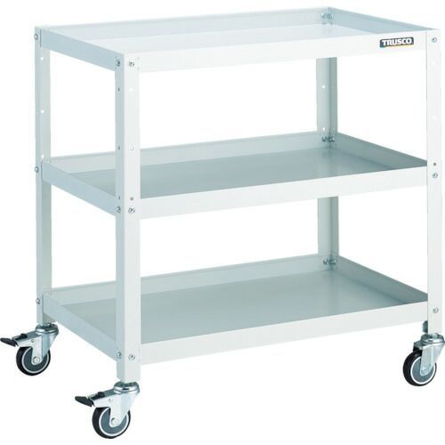 TRUSCO ツールワゴン ラビットワゴン 700X450 ウレタン車輪 ホワイト
