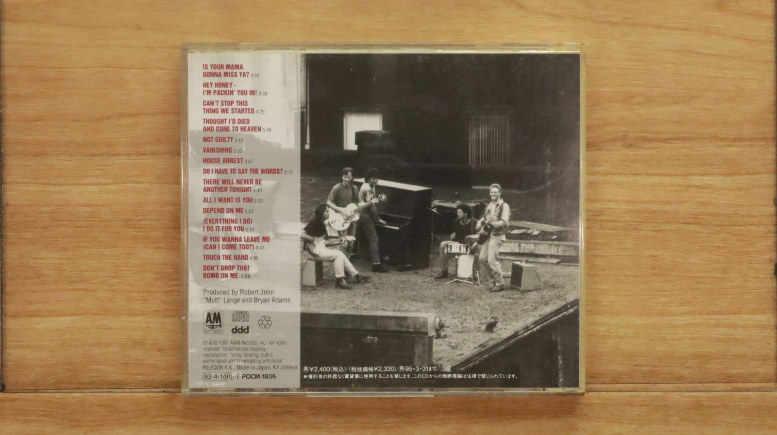国内盤CD☆ブライアン・アダムス/Bryan Adams□ ウエイキング