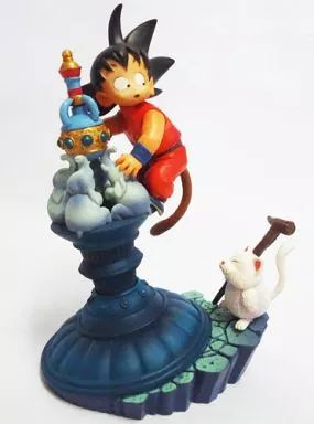 中古】トレーディングフィギュア 孫悟空＆カリン様 彩色版