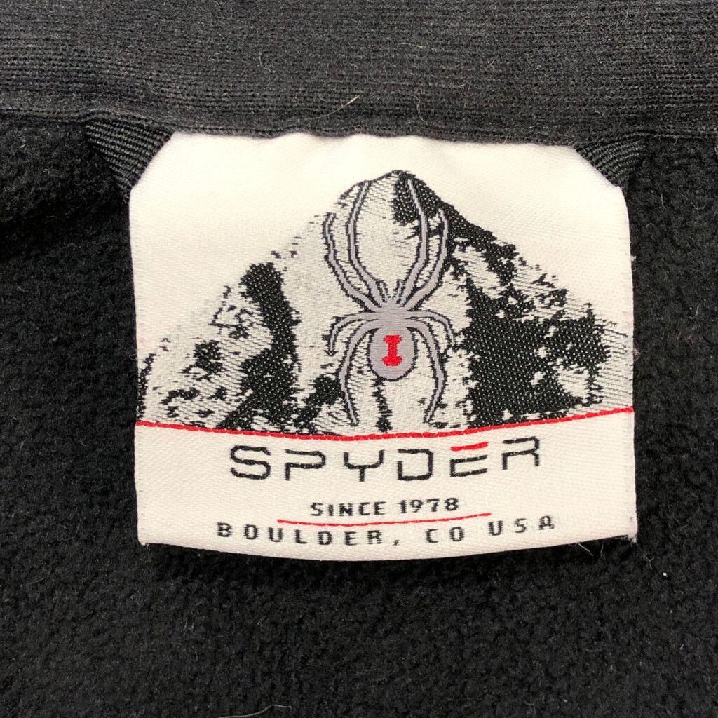 SPYDER スパイダー ハーフジップ フリースジャケット アウトドア グレー (メンズ L) 中古 古着 Q5977 SPYDER スパイダー ハーフジップ フリースジャケット アウトドア