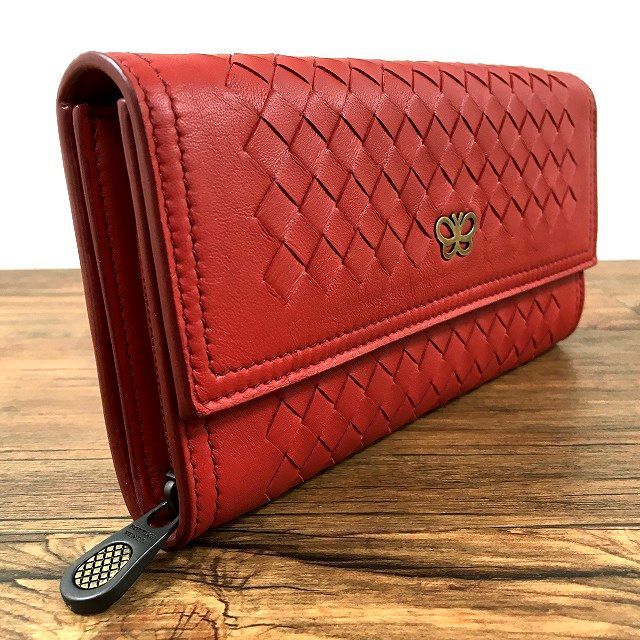 極美品✨ 最終お値引き BOTTEGA VENETA　長財布 BOTTEGA VENETA ボッテガヴェネタ 長財布 イントレチャート 革