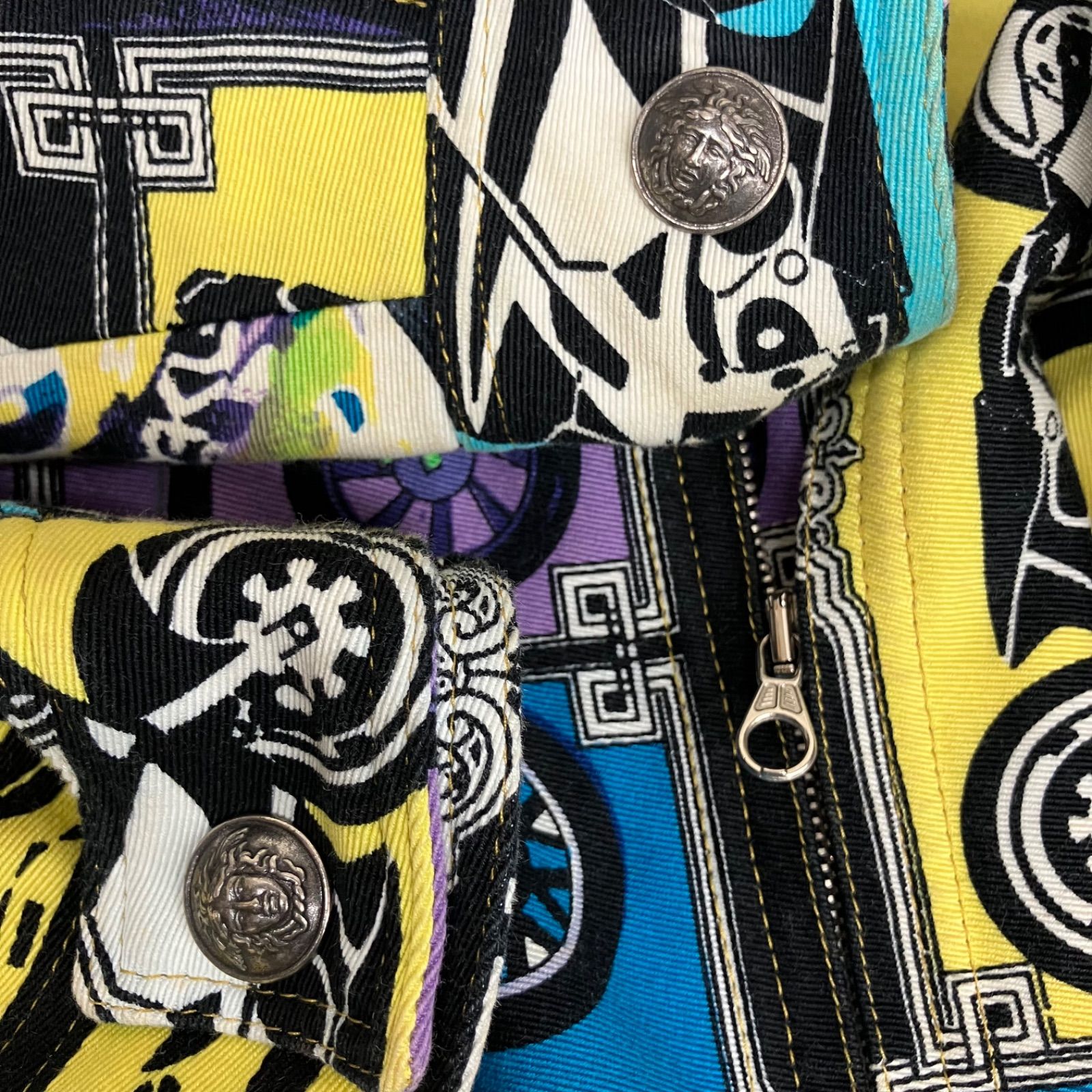 80s～90s GIANNI VERSACE OLD JKT オールド ヴェルサーチ バイカー