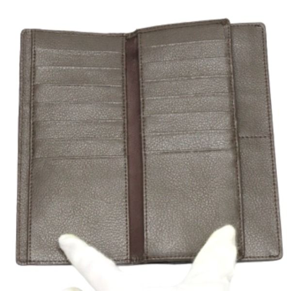 0520CA 長財布 ニコチン   カイマンベリー 2つ折 クロコ 0520CA クロコ 長財布 カイマンベリー 2つ折 長財布 ニコチン - メルカリ