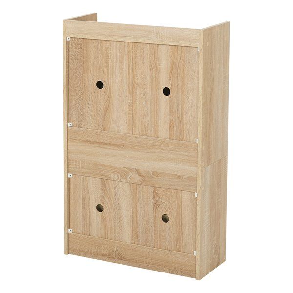 萩原 ハギハラ シューズラック 約 幅62×奥行24×高さ99cm ナチュラル RSR-1704NA 2574693