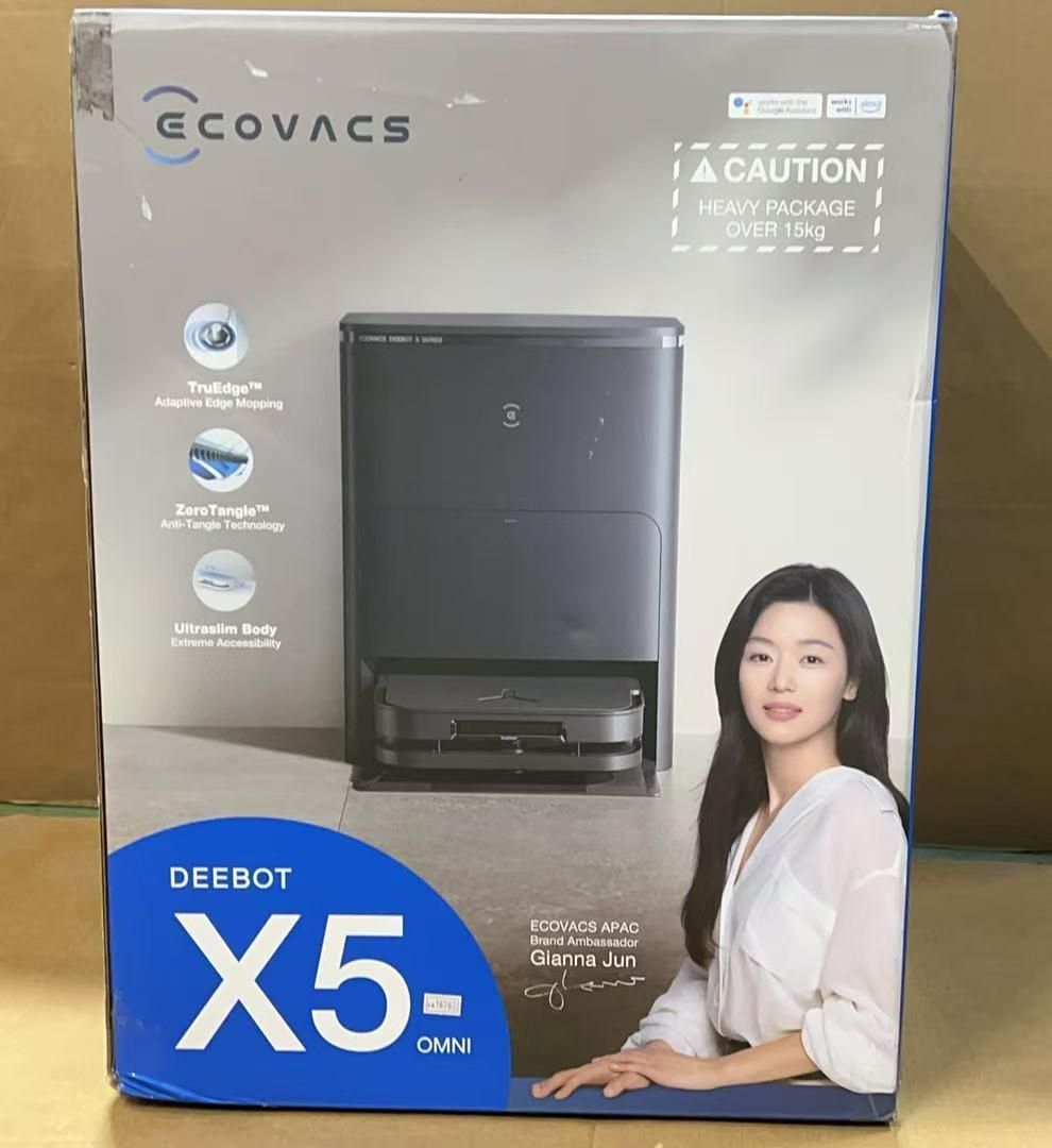 4416762 済 ECOVACS DEEBOT X5 OMNI ロボット掃除機 ブラック