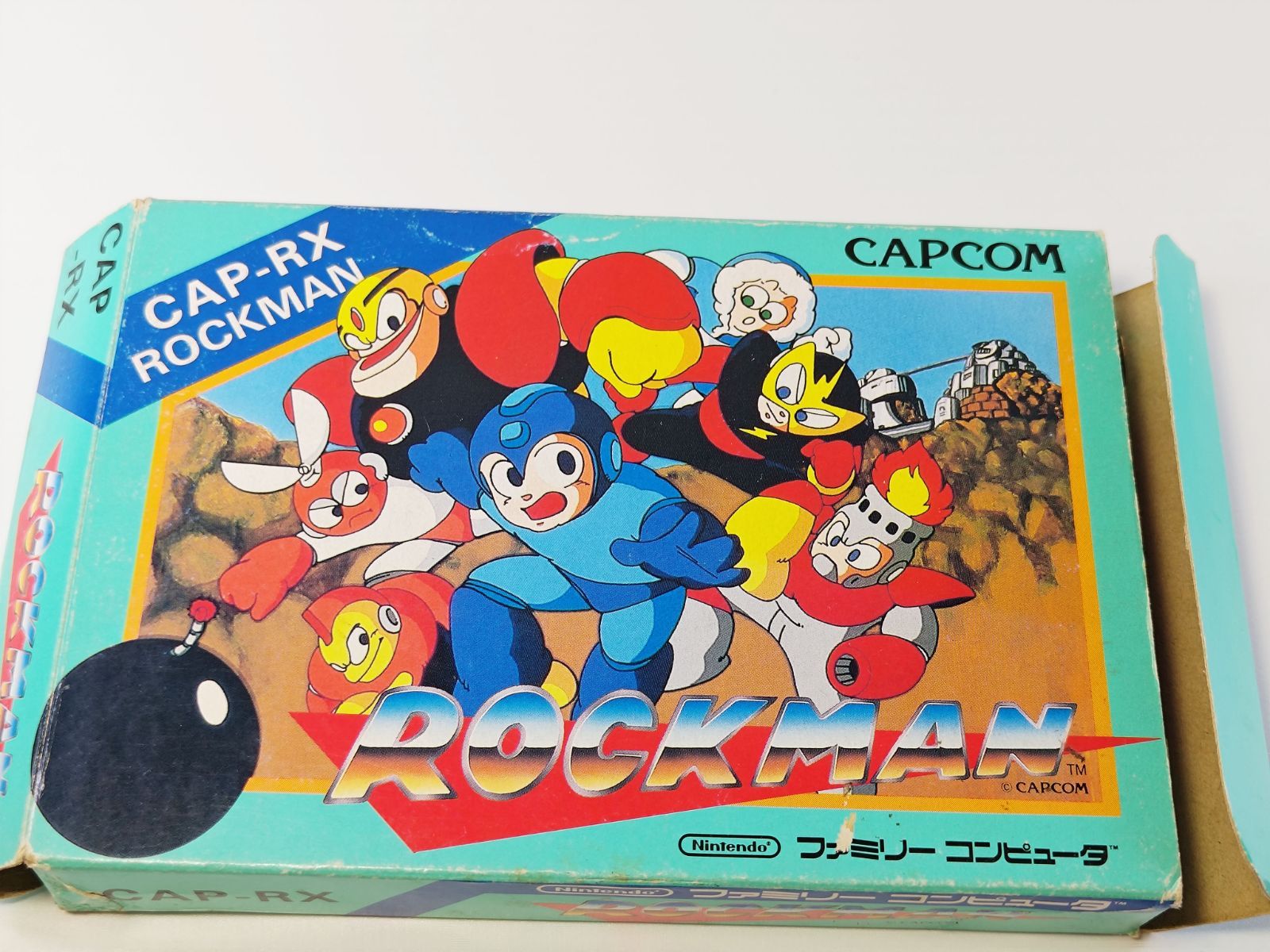 ロックマン　　ファミコン　箱説付き ファミコン ロックマン 箱説あり 起動テスト済み ロックマン1・2