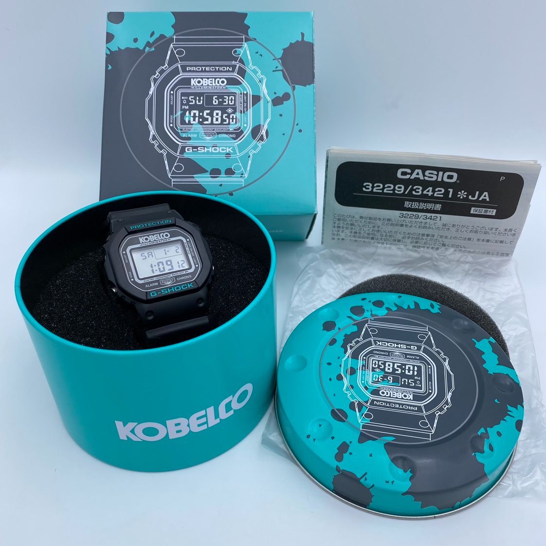 稼働美品】KOBELCO x G-SHOCK/コベルコ x ジーショック/神戸製鋼所/カシオ/CASIO/DW-5600VT/ 服飾  (79-2024-0807-KO-001) - メルカリ