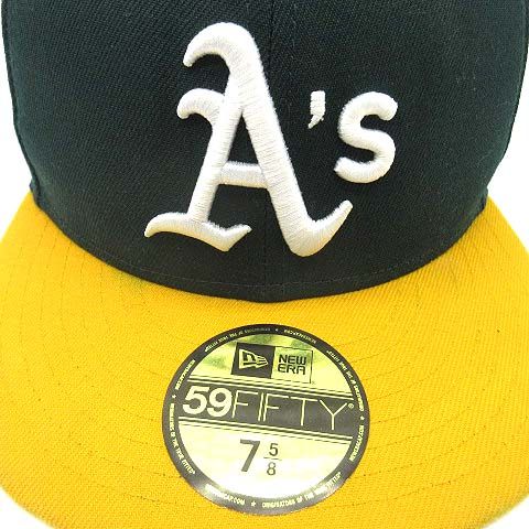 ニューエラ　59FIFTY　7 1/2 オークランド・アスレチックス New Era 59fifty 7 1/2 オークランドアスレチックス mlb - メルカリ