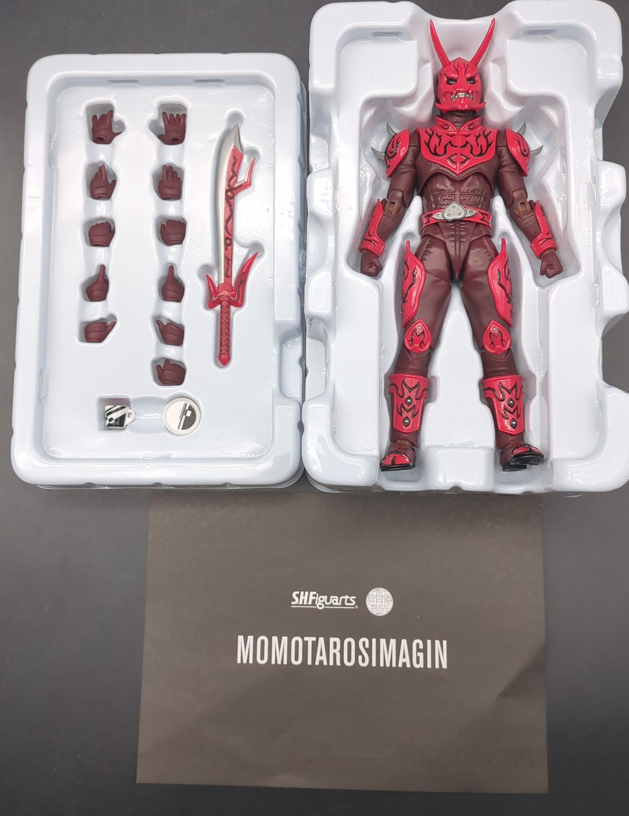 真骨彫　仮面ライダー電王＆モモタロス＆デラックスセット S．H．Figuarts（真骨彫製法） 仮面ライダー電王 モモタロス