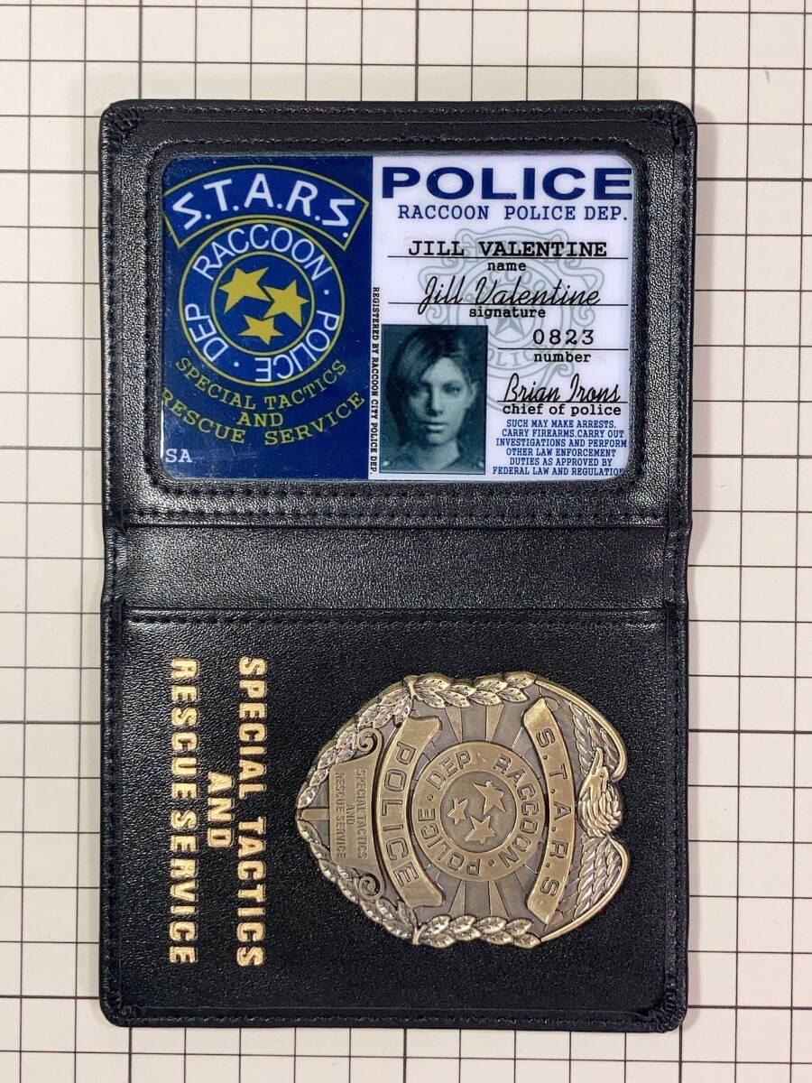 バイオハザード 小道具(レプリカ) ジル・バレンタイン 警察手帳