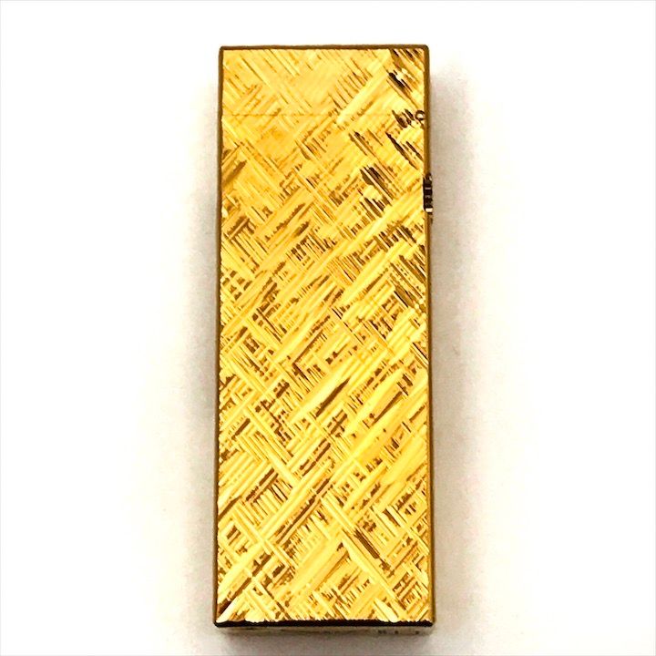 美品 Dunhill ダンヒル クロスカット ローラー式 ガスライター