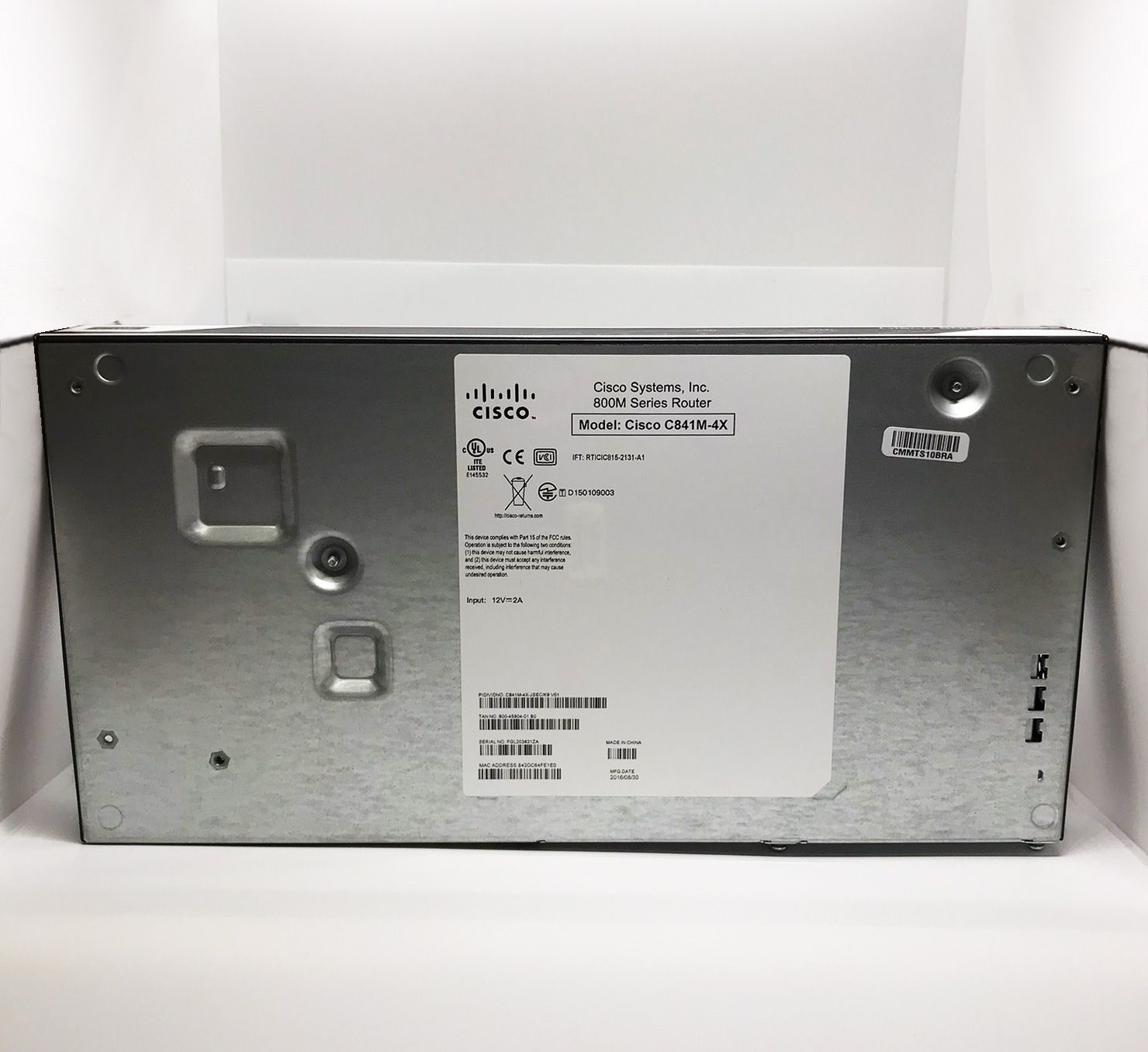ルーター Cisco 841M J シリーズ(C841M-4X-JSEC/K9) - メルカリ ルーター Cisco 841M J シリーズ(C841M-4X-JSEC/K9) - メルカリ