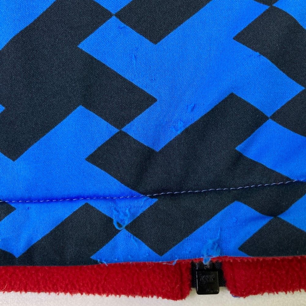 サイズ：36 ARCHIVIO アルチビオ リバーシブルベスト 総柄 ブルー系