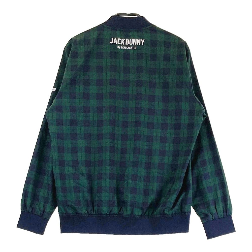 サイズ 2 JACK BUNNY ジャックバニー 蓄熱 ジップジャケット チェック柄 グリーン系 240101481578 ゴルフウェア レディース ストスト WWW_NOITHATQUANGTHANH_NET