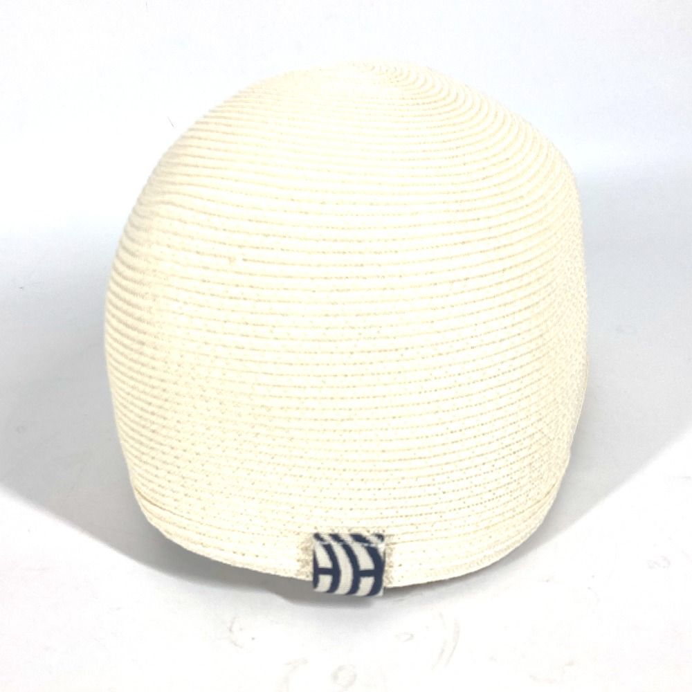 HERMES エルメス キャップ エマ Emma H221035N ポリエステル ホワイト