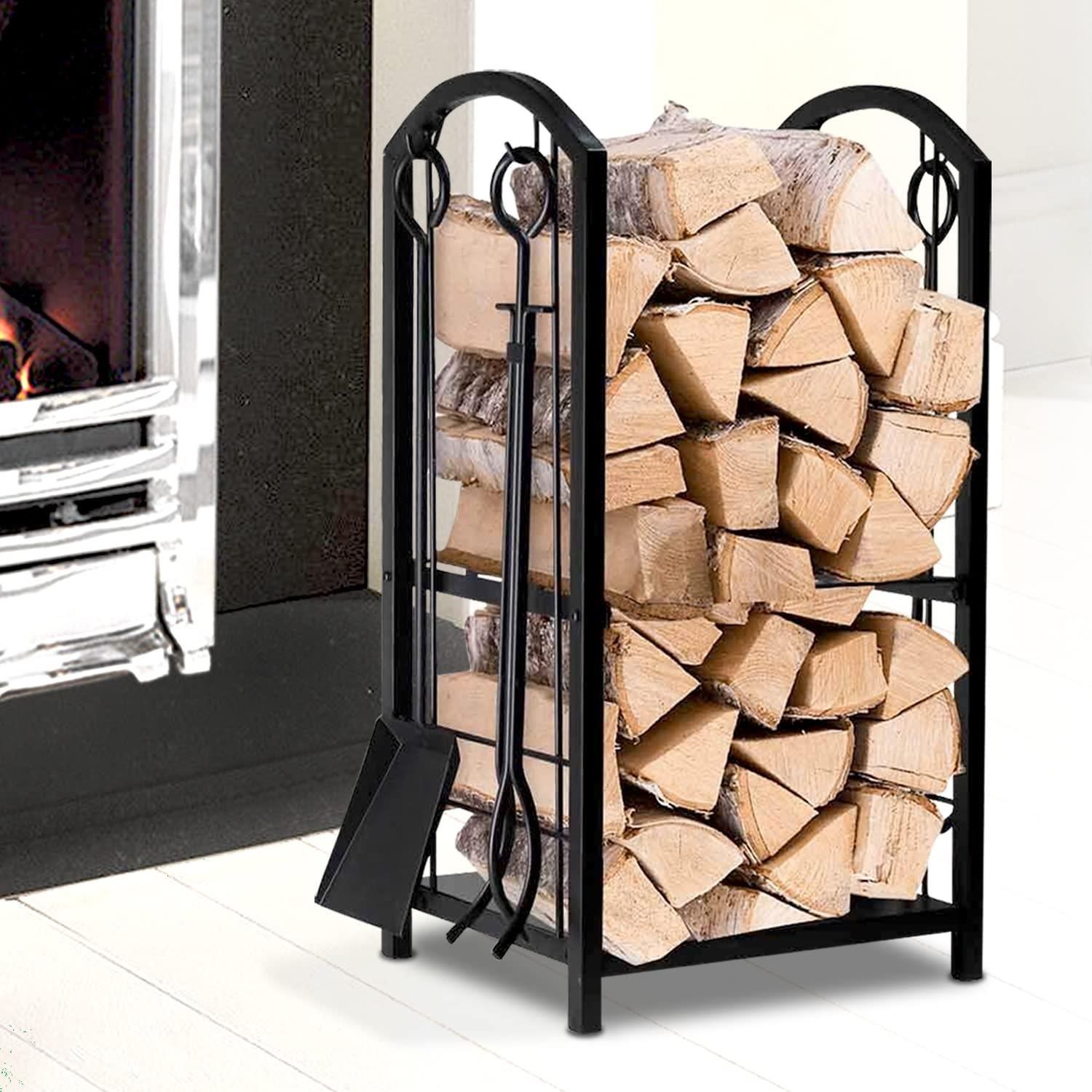 Susire 薪ラック 屋根付き 屋外 薪棚 ログラック 薪置き 大 ...