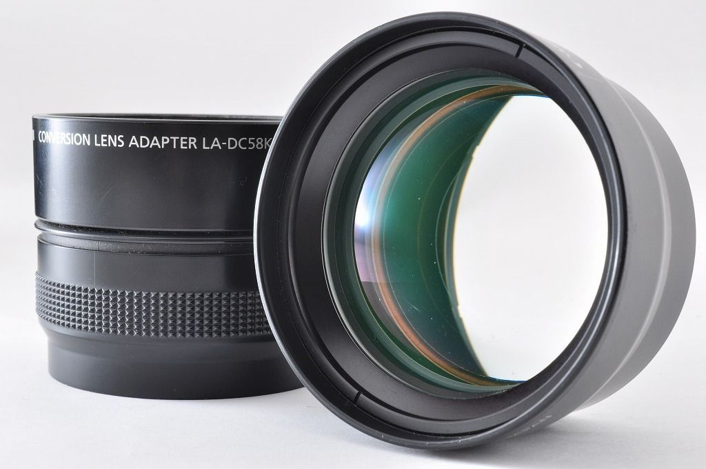 Canon キヤノン テレコンバーター TC-DC58D 1.4x ＋ コンバージョンレンズアダプター LA-DC58K セット