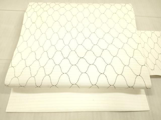 平和屋着物＊夏物 九寸名古屋帯 網目文 DAAY8016cm