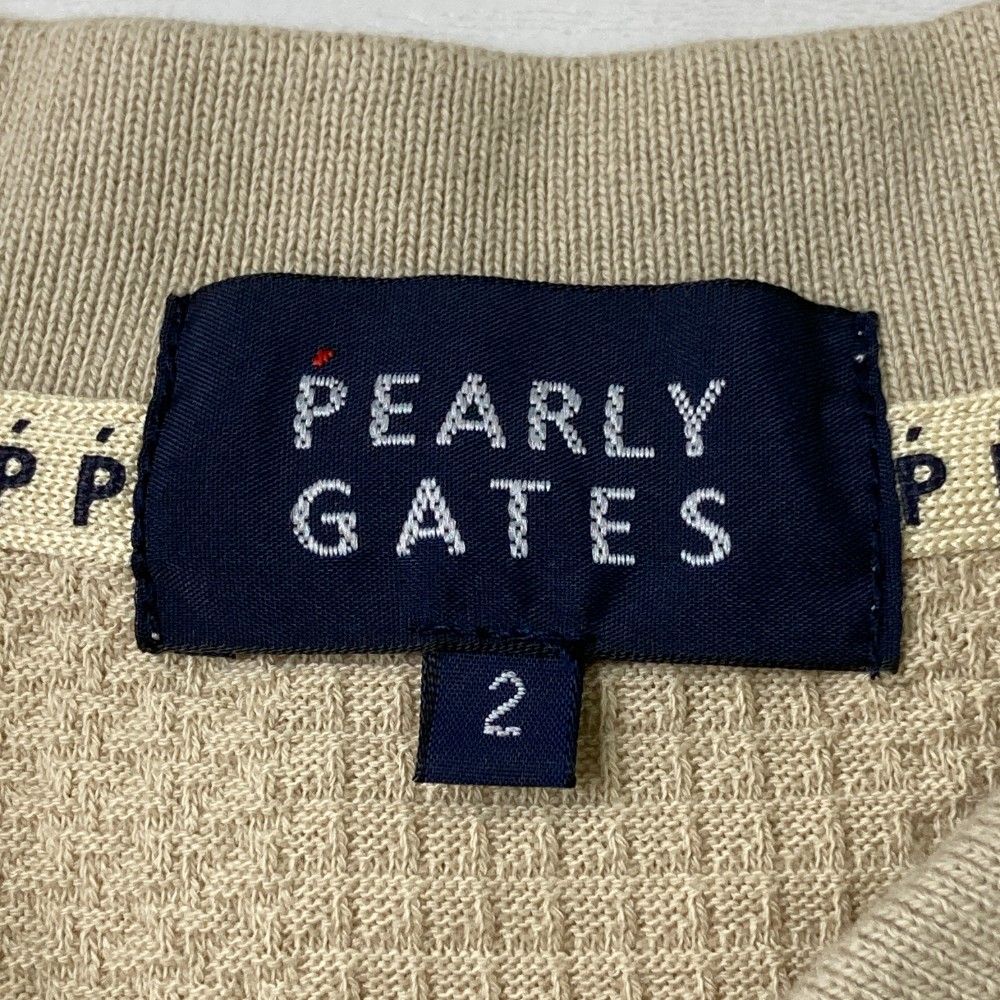 サイズ：2 PEARLY GATES パーリーゲイツ 半袖ポロシャツ