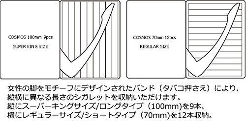 即購入歓迎】坪田パール タバコ ケース クルミ革巻き ロングサイズ