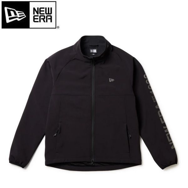 ニューエラ ゴルフ フルジップ シェルジャケット ブラック NEW ERA 14669885 秋冬モデル