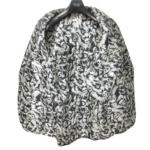 number(n)ine 本人期　タイム期　シルクブルゾン　01ss ナンバーナイン NUMBER (N)INE 希少 アーカイブ 01SS TIME期 スカル
