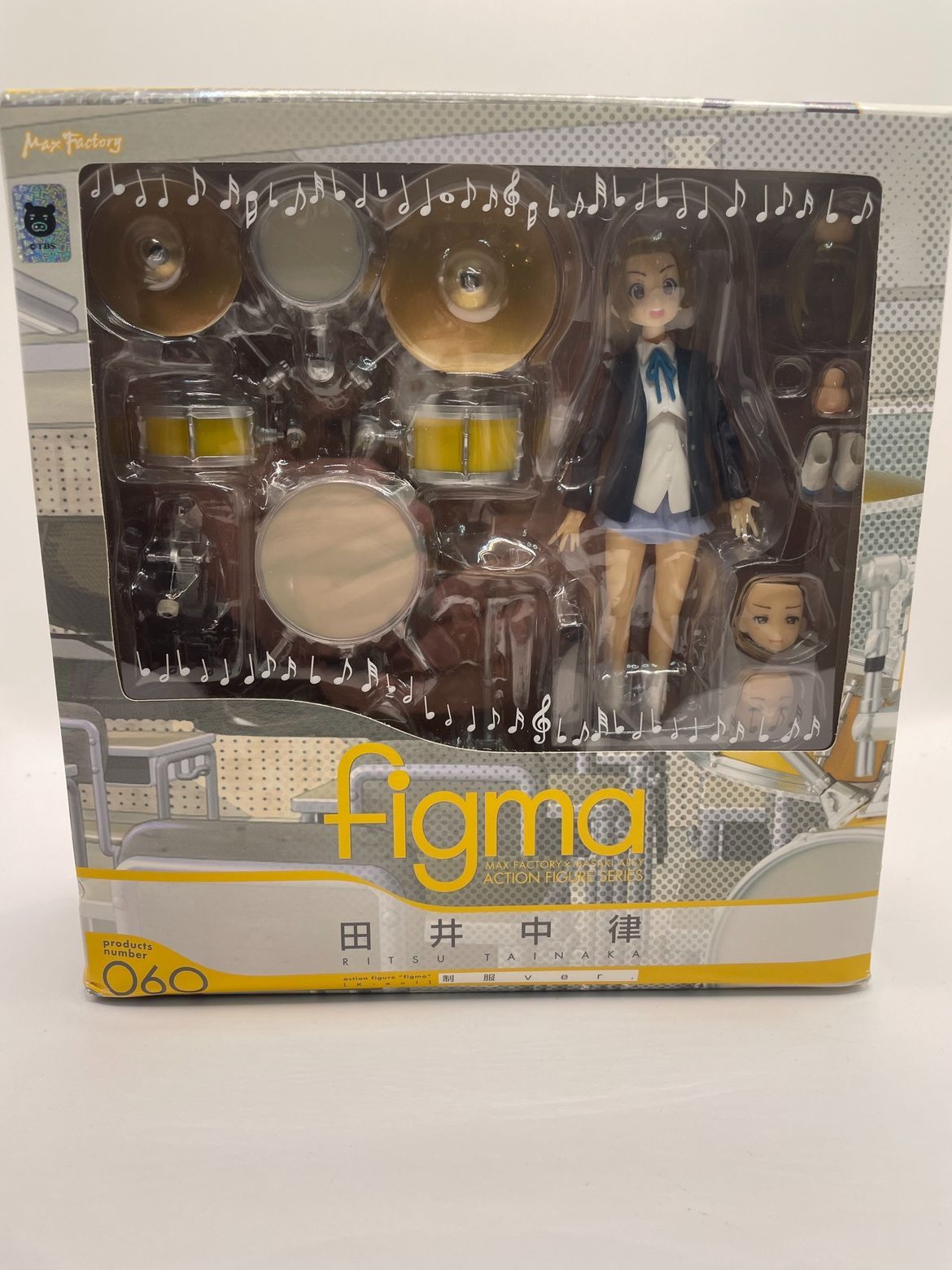 figma けいおん 田井中律 制服ver. 2次出荷分 全高約135mm 可動フィギュア figma けいおん 田井中律 制服ver. 2次出荷分 全高約135mm 可動