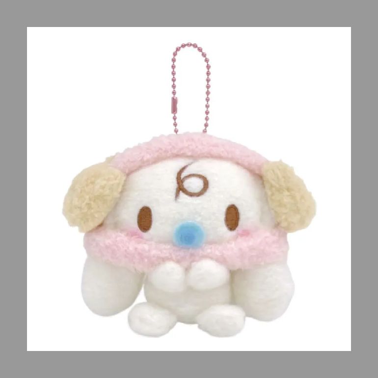 サンリオ みるく マフみみぬいぐるみ Sサイズ と マスコットのセット