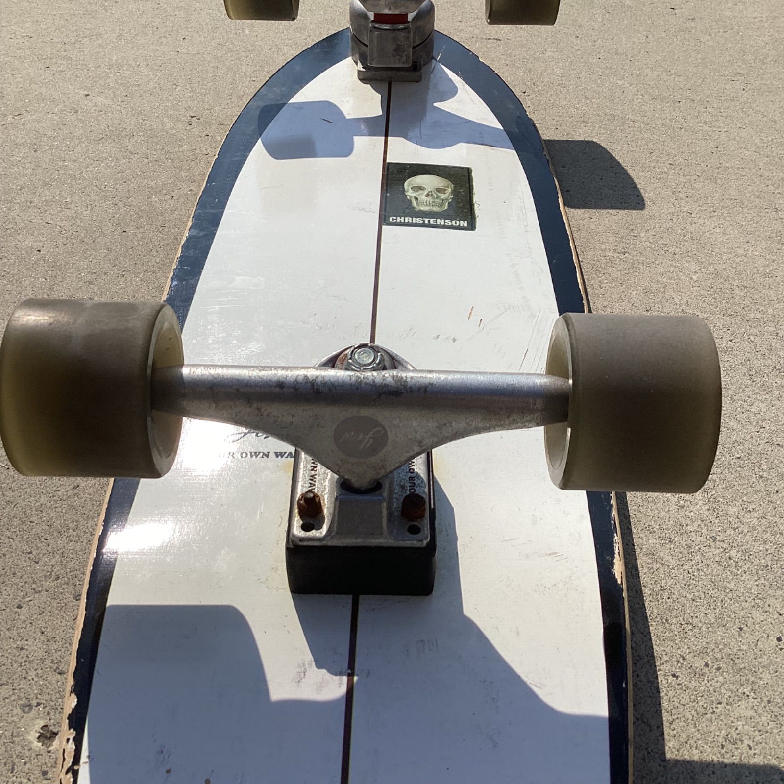 USED] YOW ヤウ ロング スケートボード コンプリート C-Hawk 33.0 inch