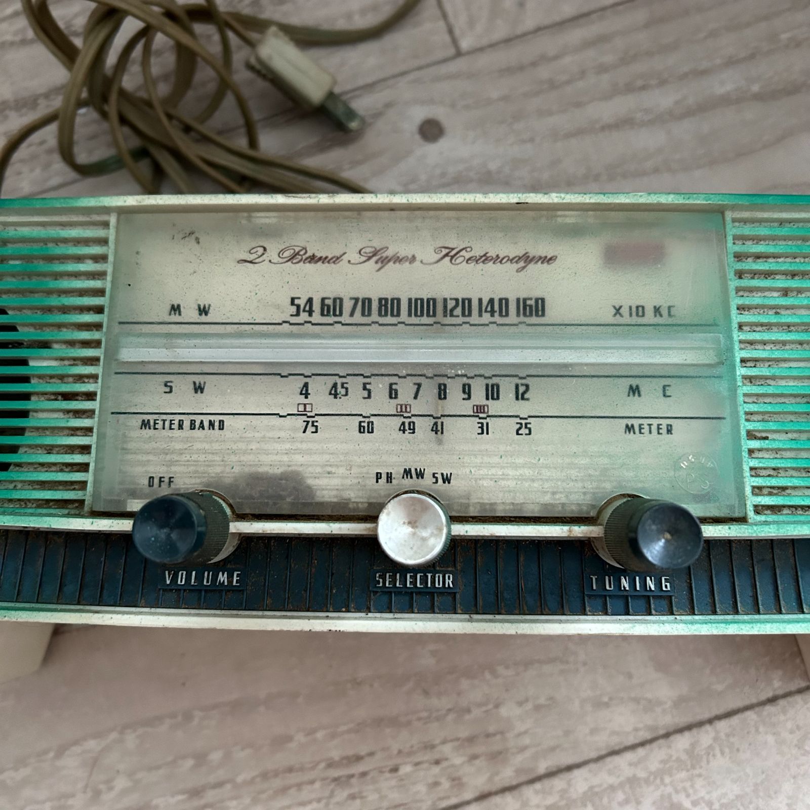 現状品】東芝ラジオ かなりやPS SYC-556 ディスプレイ 昭和レトロ