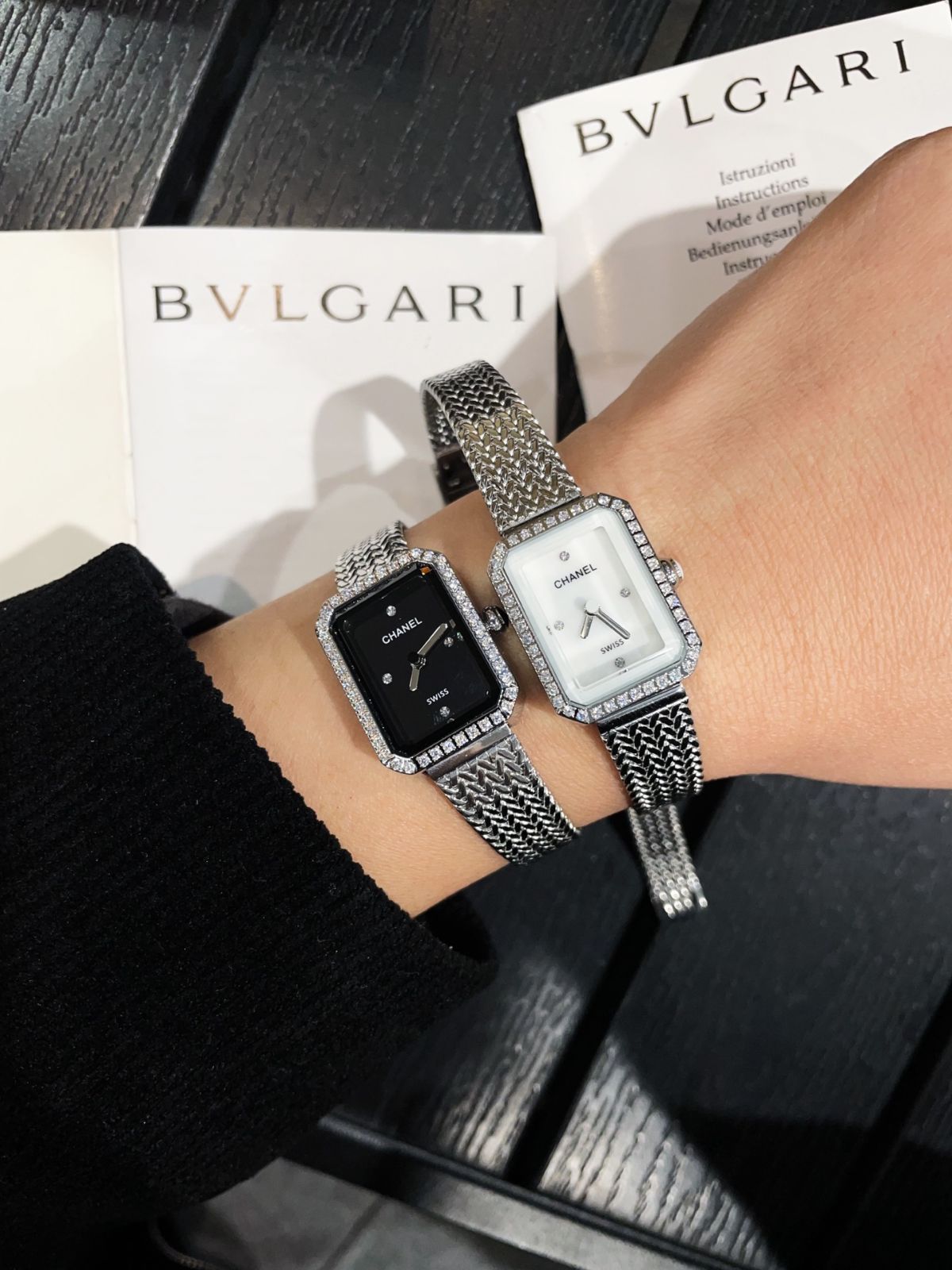  CHANEL シャネル プレミエール レディース腕時計 ホワイトマザーオブパール ダイヤモンド 実物撮影 自動巻き時計 腕時計(アナログ)