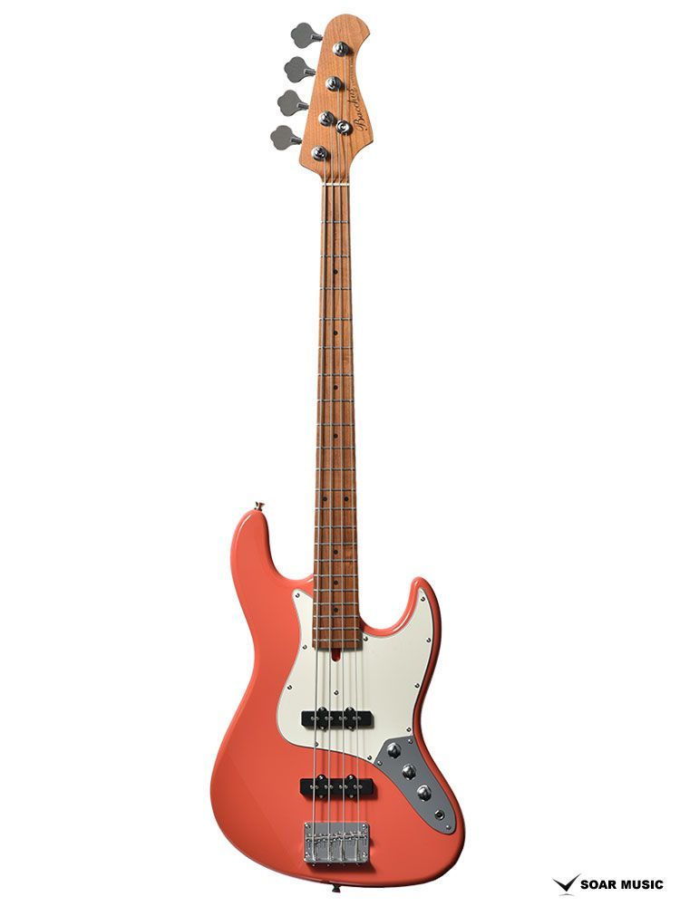 Bacchus WJB-1DX RSM/M FR フェスタレッド バッカス エレキベース
