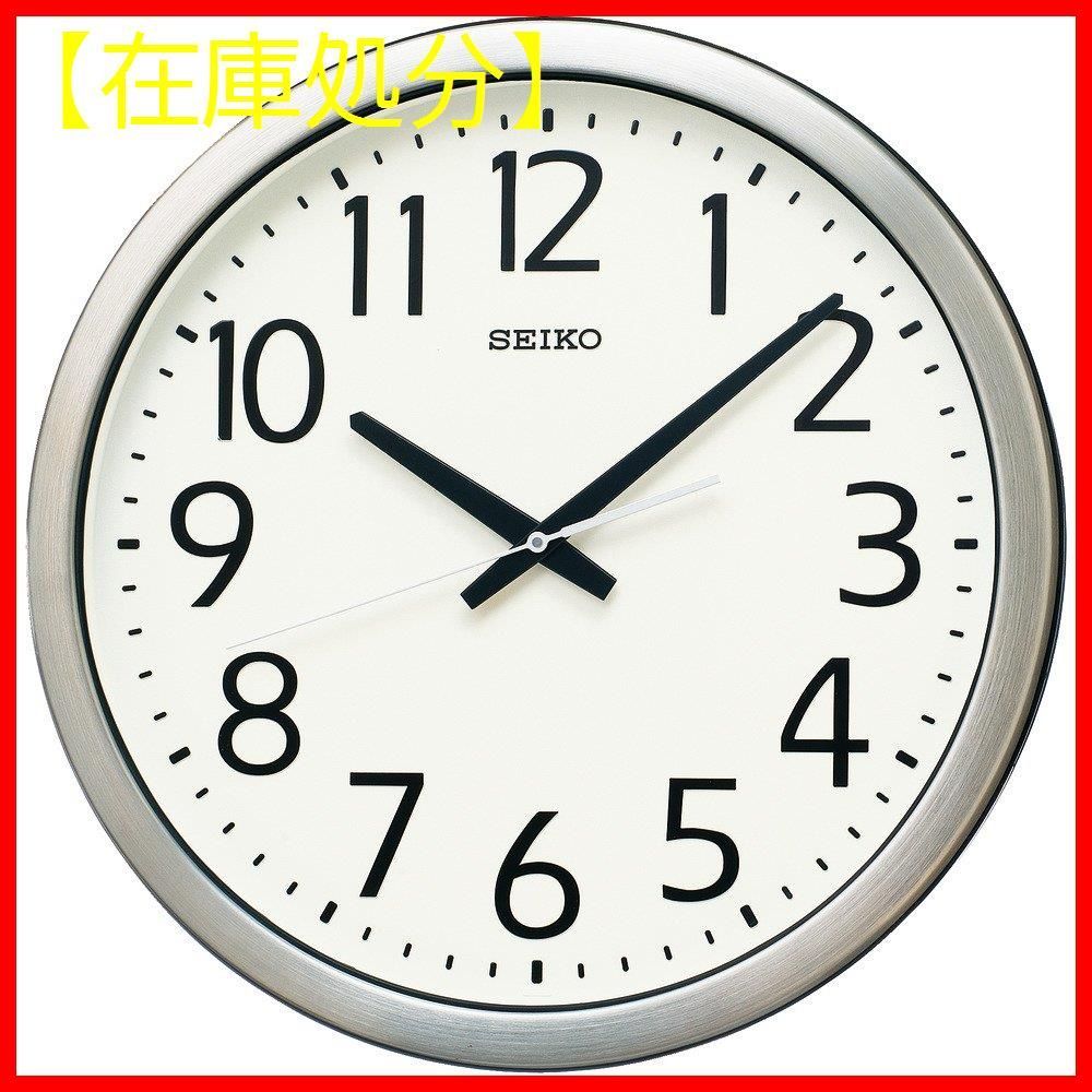 SEIKO セイコー クロック バス時計 掛け時計 アナログ 防塵型 金属枠
