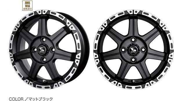 軽自動車全般 KH007 15インチ 新品アルミホイール4本セット