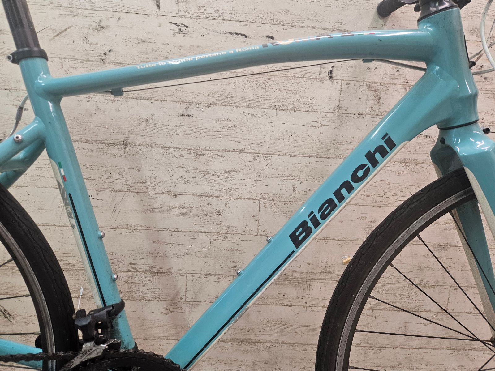 □【 西濃運輸 発送のみ 】BIANCHI ROMA2 SORA 2015 size:50 165