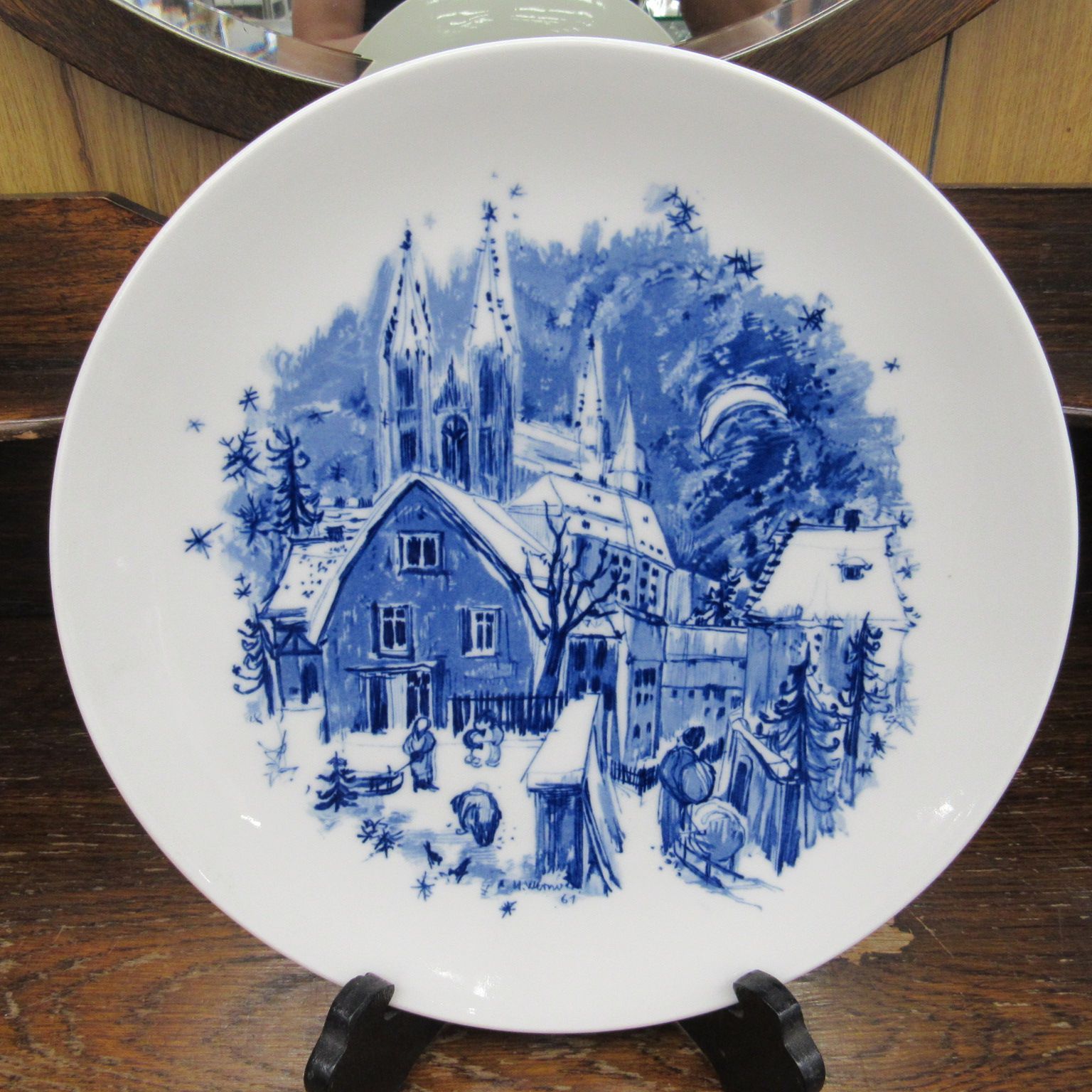 MEISSEN マイセン イヤープレート 1961年